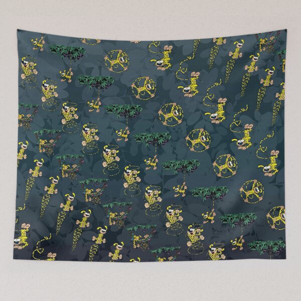 Item preview, Marsupilami Tuti 2 / Dark grey design / Pattern designed and sold by Hubashop.