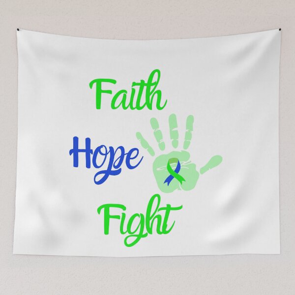 Item preview, Faith Hope Fight Motivation IIH Awareness  designed and sold by Sweet-A-Dsignz.