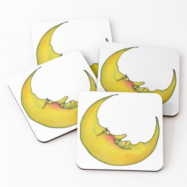 Item preview, Mr Moon designed and sold by BarkingDogArt.