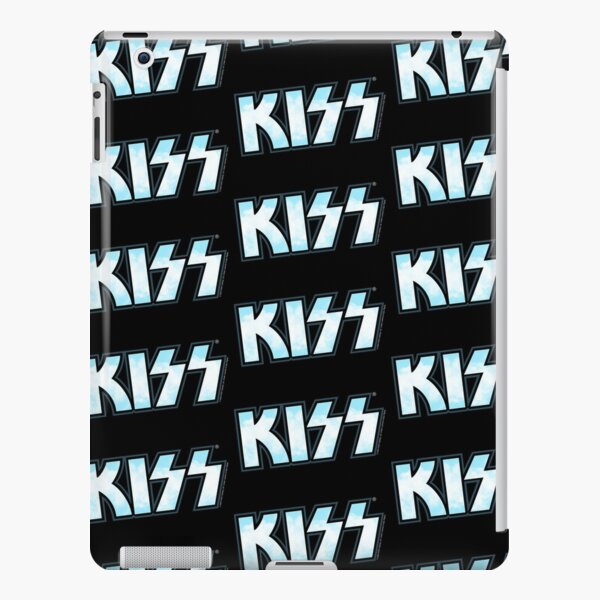 Clouds Blue Sky Kiss The Band Logo Dark iPad Snap Case