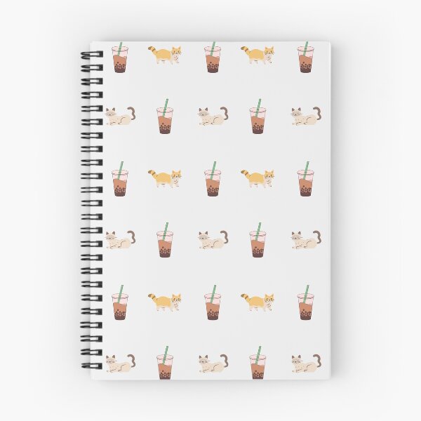 Item preview, Cute cats and boba milk tea designed and sold by greenteakitty.