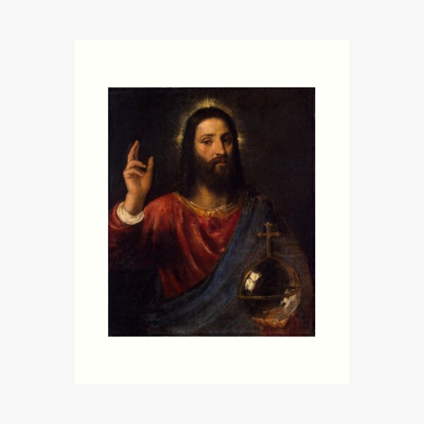 Item preview,  Jesus Blessing, Titian designed and sold by The Great  Art.