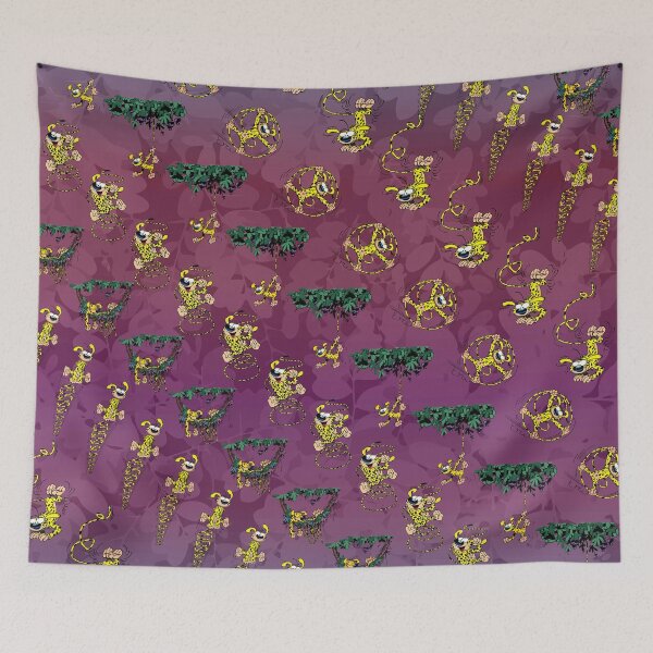Item preview, Marsupilami Tuti 2 / Purple blue design / Pattern designed and sold by Hubashop.