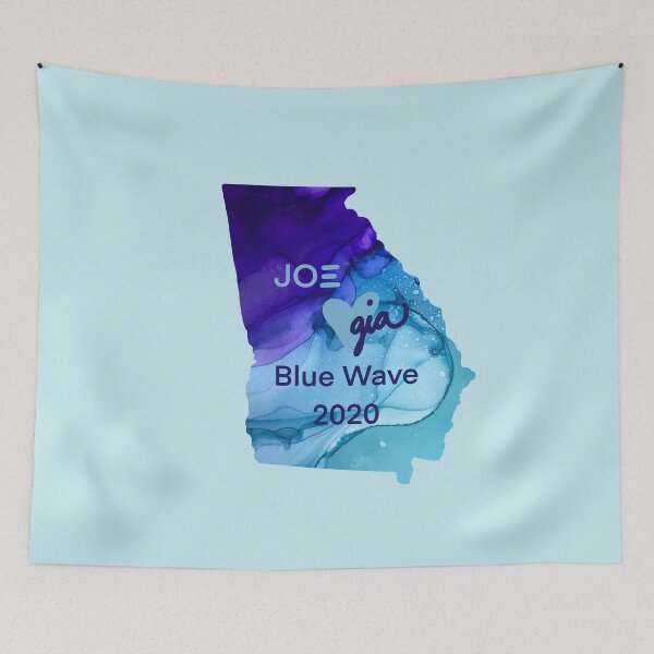 Item preview, Georgia Blue Wave 2020 Joe Biden Wins Election  designed and sold by herzart.
