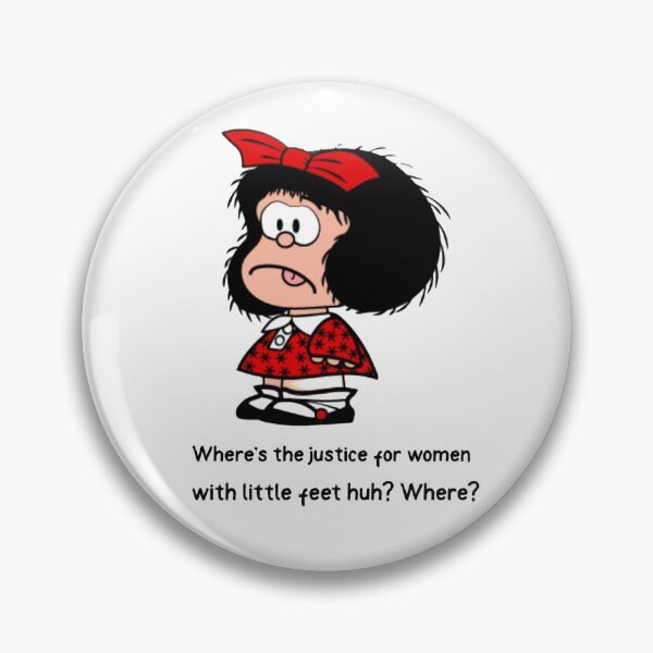 Item preview, Where’s the justice Mafalda designed and sold by Elena's Shop.
