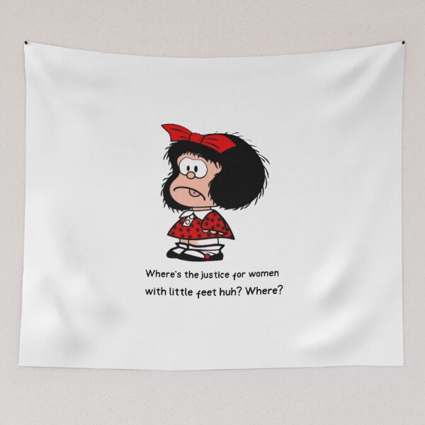 Item preview, Where’s the justice Mafalda designed and sold by Elena's Shop.