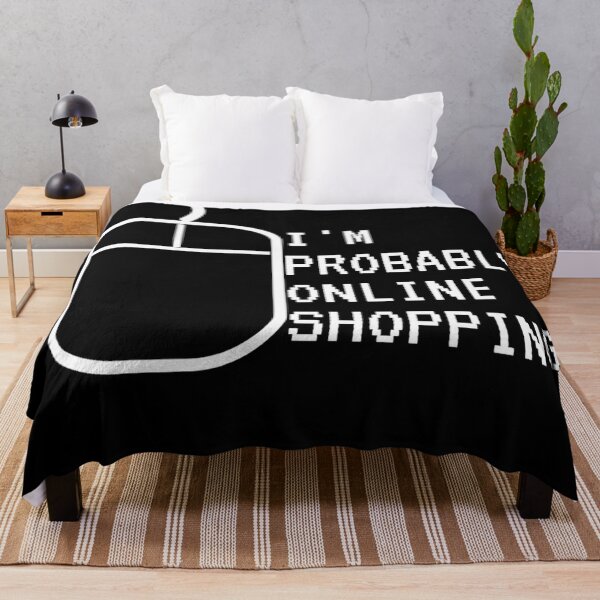 Item preview, Copy of i'm probably online shopping new design designed and sold by Rokay Arts.