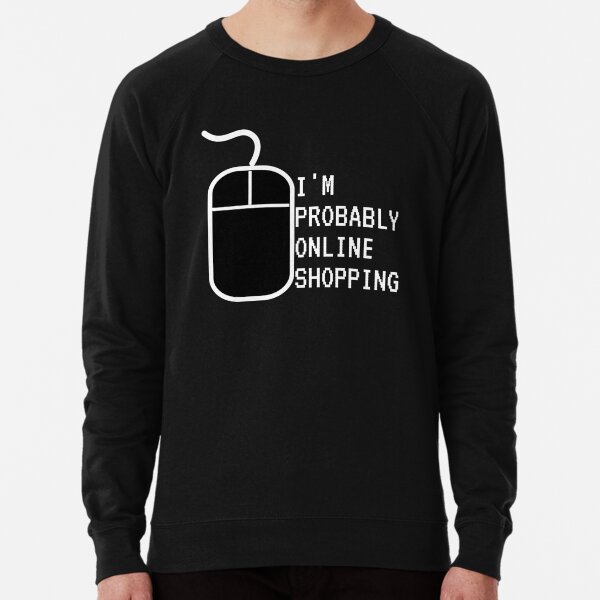 Item preview, Copy of i'm probably online shopping new design designed and sold by Rokay Arts.