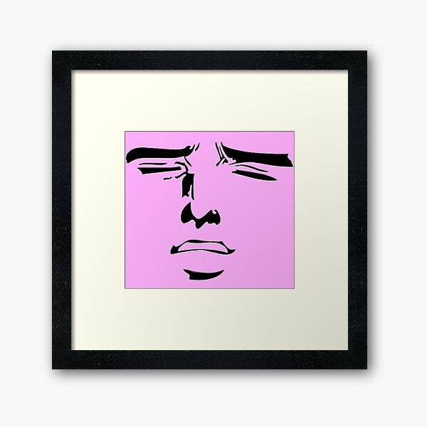 Funny Anime Face Canvas Print for Sale by Dazaik Store