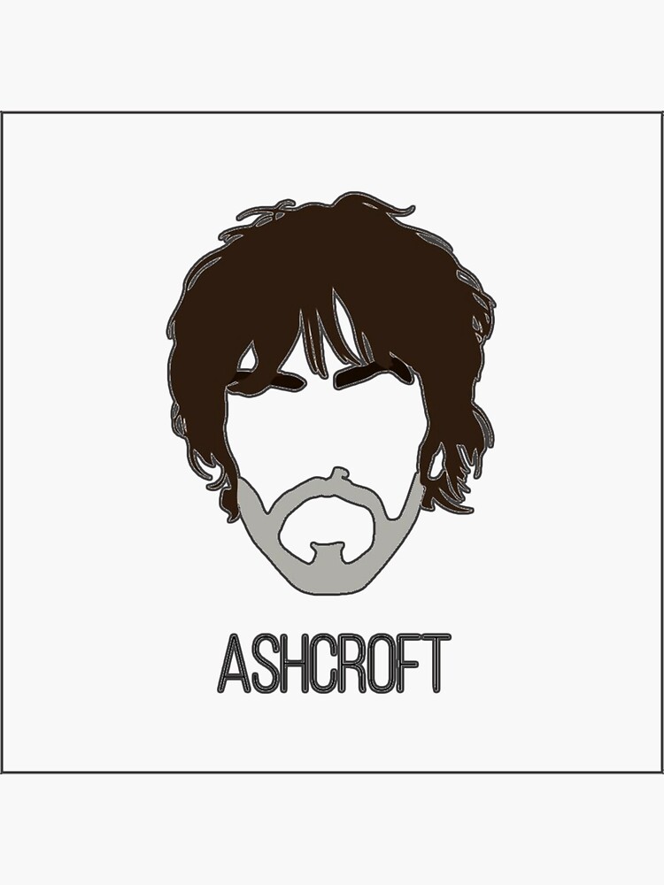 english-singer-most-popular-richard-ashcroft-sticker-for-sale-by