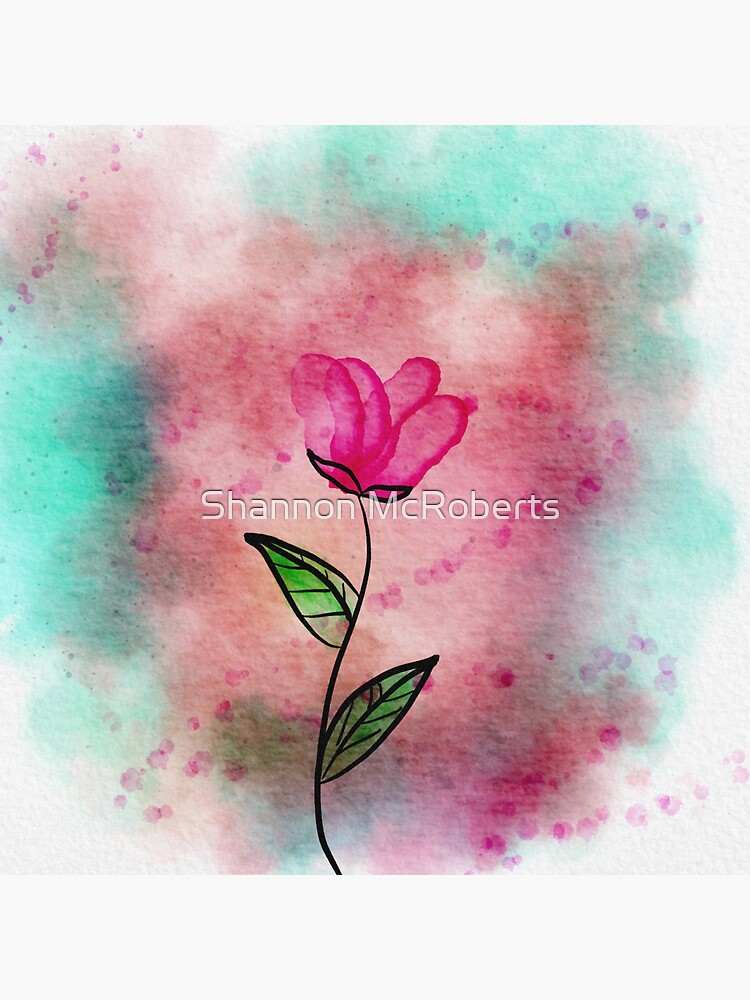 Water Color Flower Painting by shannonsuzanne