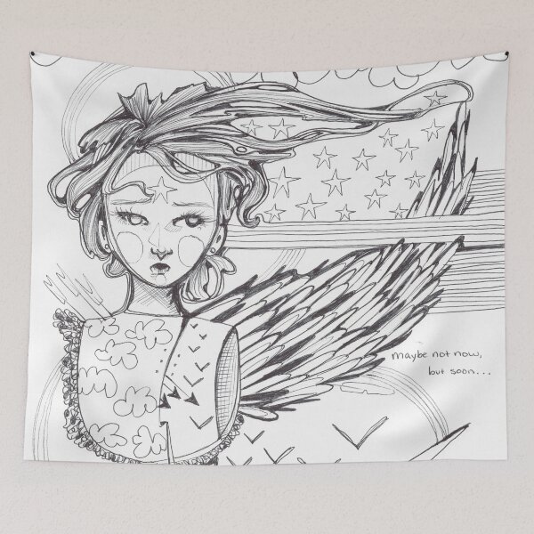 Item preview, masked girl soon designed and sold by AnnaHuhn.