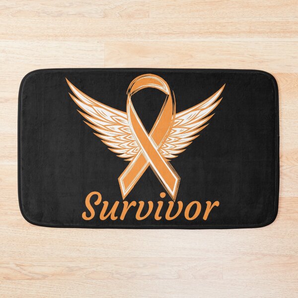 Item preview, Leukemia Cancer Awareness - Angel Wings with Orange Ribbon  designed and sold by Cancer Support  Regal Studio.