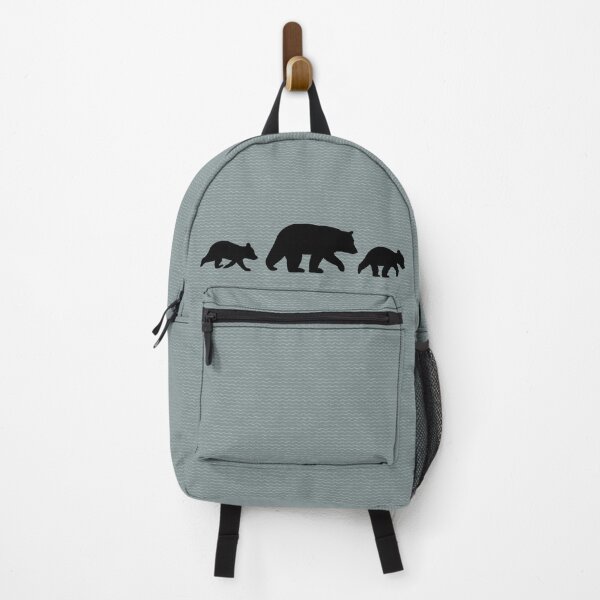 Item preview, Black Bear with Cubs Silhouettes designed and sold by Jenn Inashvili.