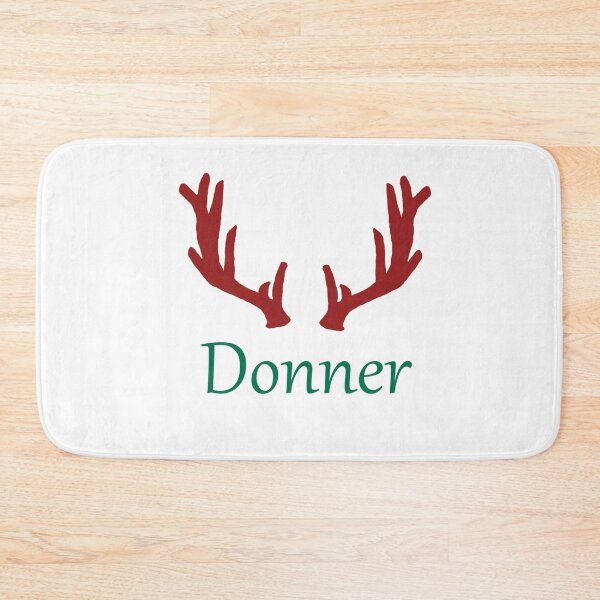 Item preview, Donner Antler Reindeer Green and Red designed and sold by ArtsyRabbit.