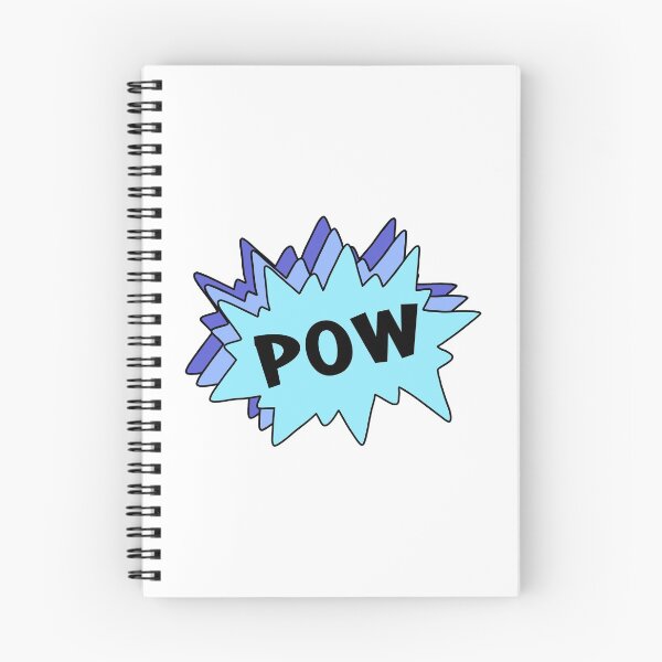 Item preview, POW in Blue Speech Bubbles designed and sold by passionatelyem.