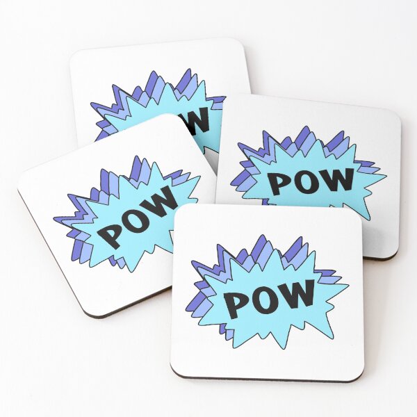Item preview, POW in Blue Speech Bubbles designed and sold by passionatelyem.