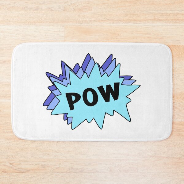 Item preview, POW in Blue Speech Bubbles designed and sold by passionatelyem.