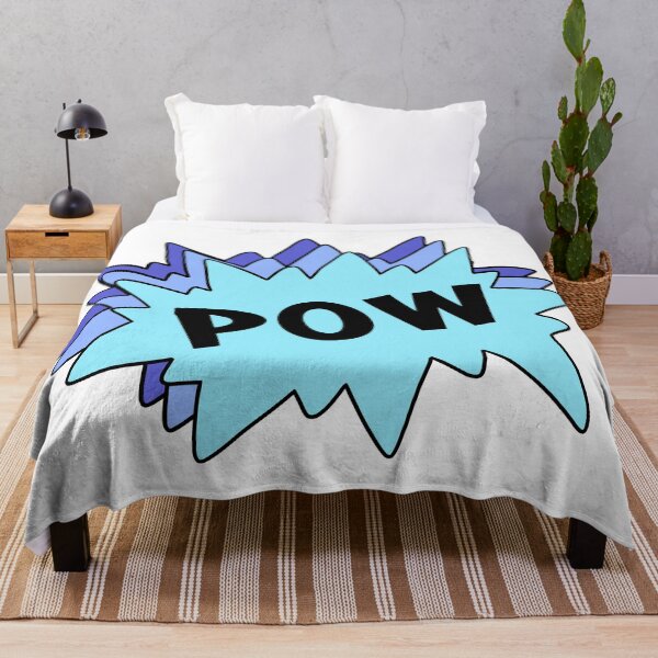 Item preview, POW in Blue Speech Bubbles designed and sold by passionatelyem.