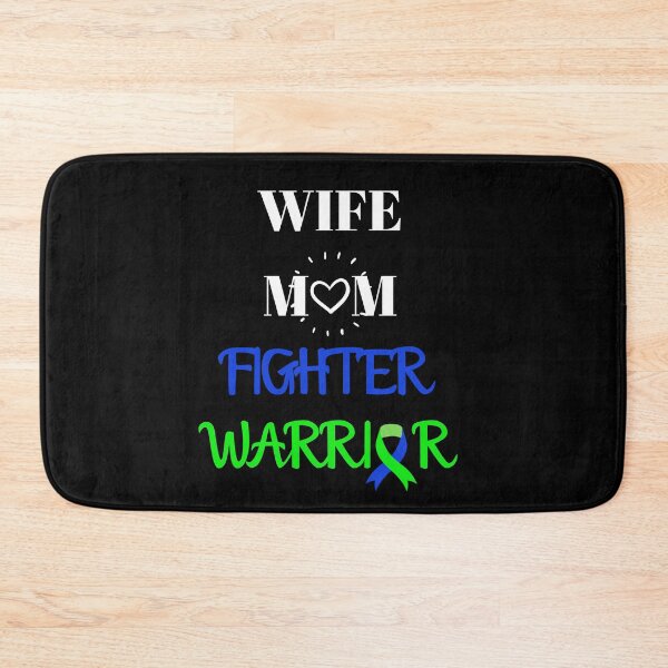 Item preview, Wife Mom Fighter Motivation IIH Awareness  designed and sold by Sweet-A-Dsignz.