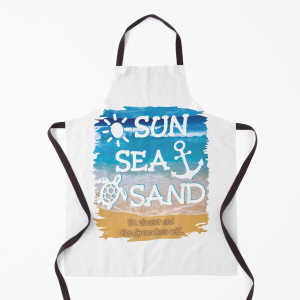 Artikelvorschau, St. Vincent und die Grenadinen Sun Sea Sand Beach Scene entworfen und verkauft von IdentiTee Studios.