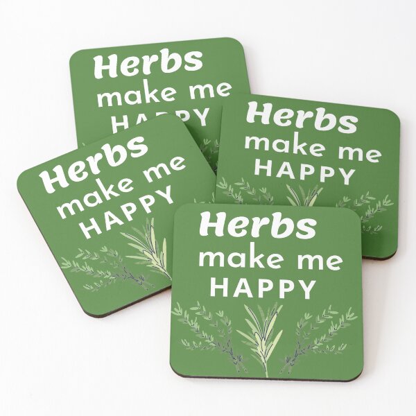 Item preview, Herbs Make Me Happy designed and sold by EdenLiving.