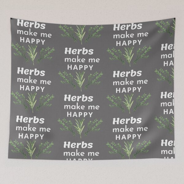 Item preview, Herbs Make Me Happy designed and sold by EdenLiving.