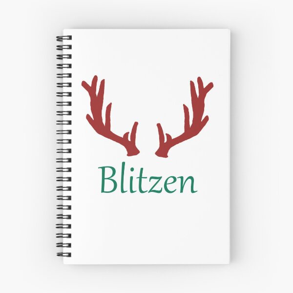 Artikelvorschau, Blitzen Geweih Rentier Grün und Rot entworfen und verkauft von ArtsyRabbit.