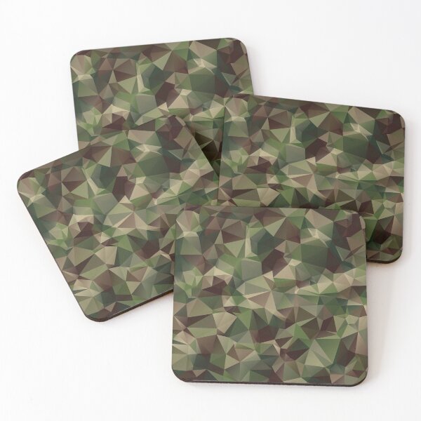 Item preview, Poly Green Camouflage designed and sold by moroccandreamer.