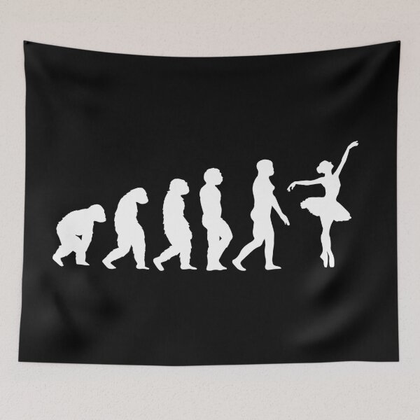 Item preview, Woman's Evolution To Dancer Vintage, Dancing Gift, Woman Ballet Dancer In Tutu dress designed and sold by ArtsyloShop.