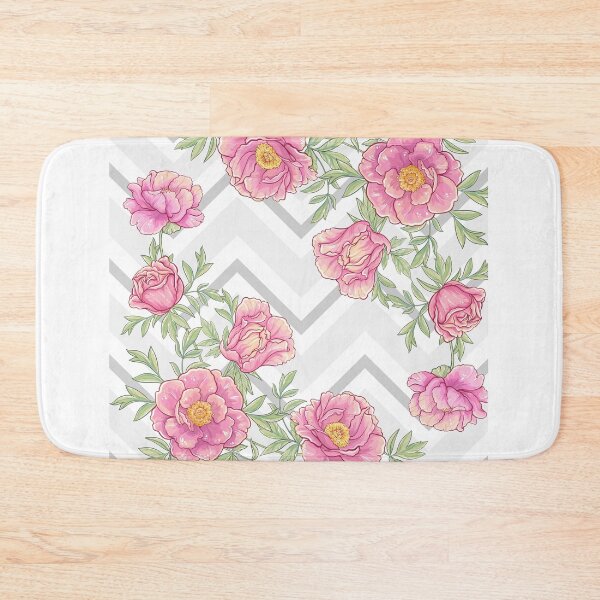 Item preview, Floral Flowers with Cheveron designed and sold by fairy-taler.