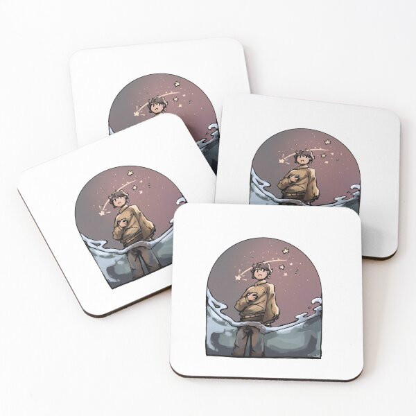 Item preview, Boy standing in the water at night designed and sold by ElinaSanglert.