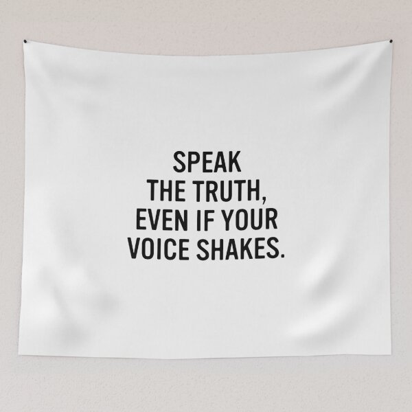 Item preview, Speak the Truth, Even if Your Voice Shakes designed and sold by HumanNation.
