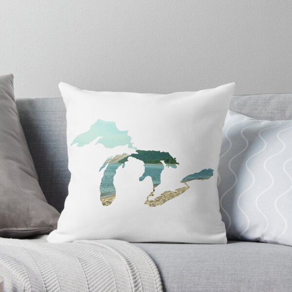Item preview, Lake Michigan Beach Sleeping Bear Dunes - Michigan Great Lakes Outline designed and sold by TaoJones42.