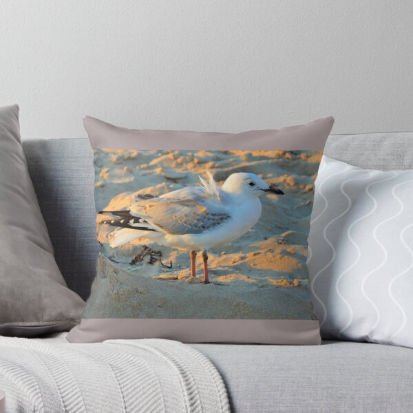 Item preview, SEAGULL BASKING IN THE SUNSET designed and sold by kazaroodie.