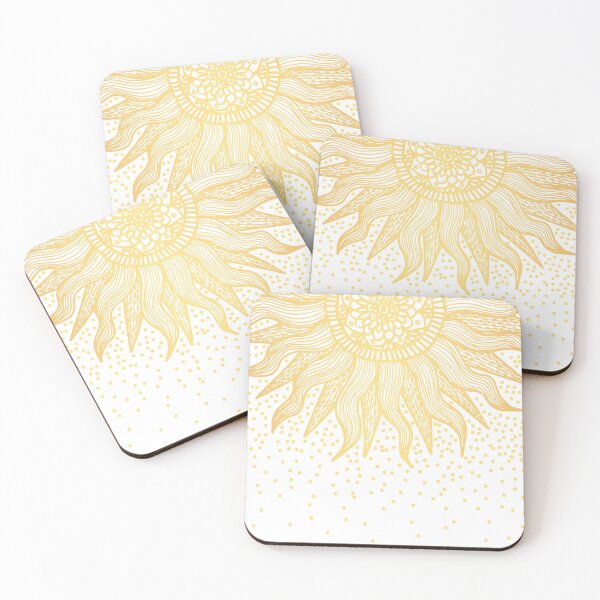 Item preview, Stylish Gold Sun Mandala Confetti designed and sold by Julie Erin Designs.