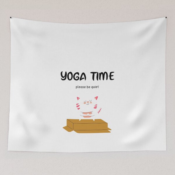 Item preview, yoga time please be quiet designed and sold by Williams Anderson.