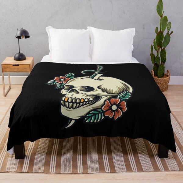 Item preview, Tattoo Skull designed and sold by SiddharthaMoon.