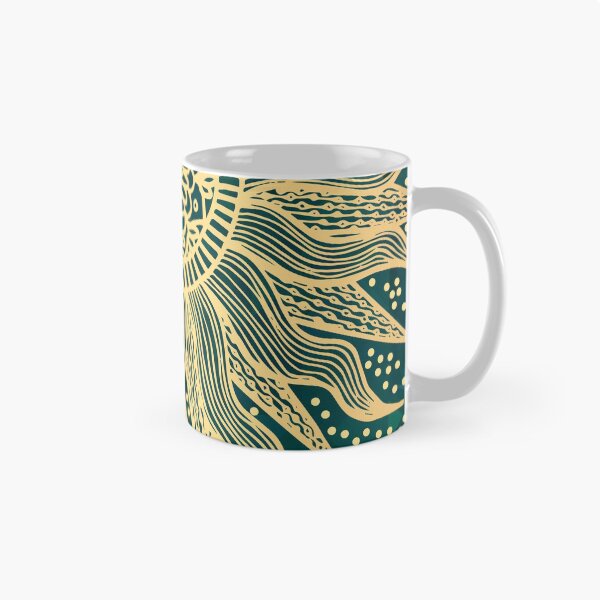 Item preview, Emerald Gold Sun Mandala Green Confetti designed and sold by Julie Erin Designs.