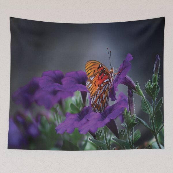 Item preview, Florida Butterfly on Purple Passion Petunia designed and sold by KbytesOfJax Outdoor and Nature.