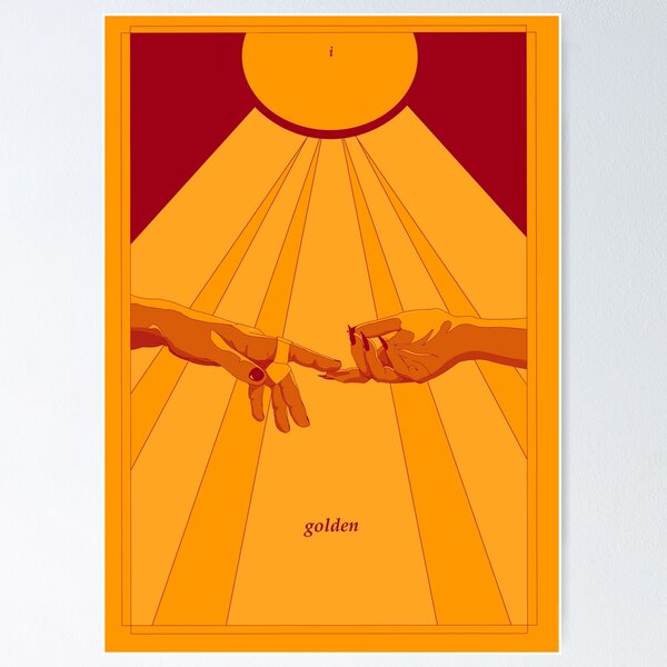 Item preview, golden - tarot card designed and sold by letsgoIesbians.