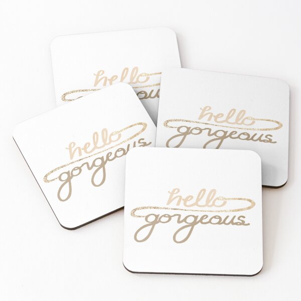 Item preview, Hello Gorgeous - Gold designed and sold by stubiedoodles.