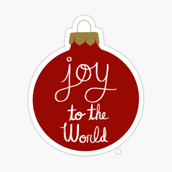 Item preview, Joy To The World Ornament designed and sold by Sweet Peach.