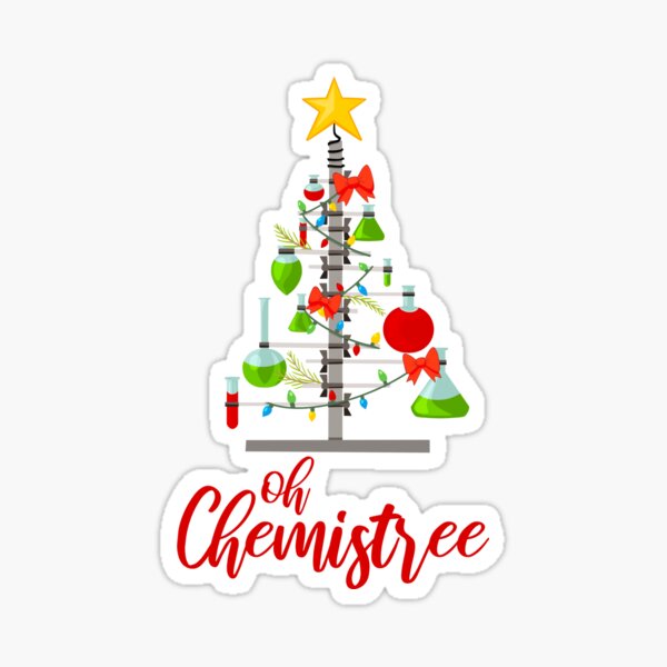 Item preview, Oh Chemistree Red designed and sold by Lindsey Seymour.
