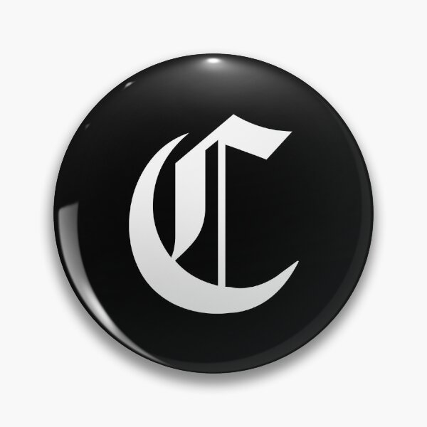 Item preview,  C – Old English Initial White Letter C designed and sold by Typeglyphs.