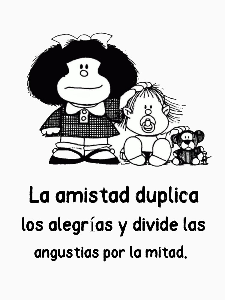 Mafalda Quino Comics Essential T-Shirt for Sale by Elena Bee