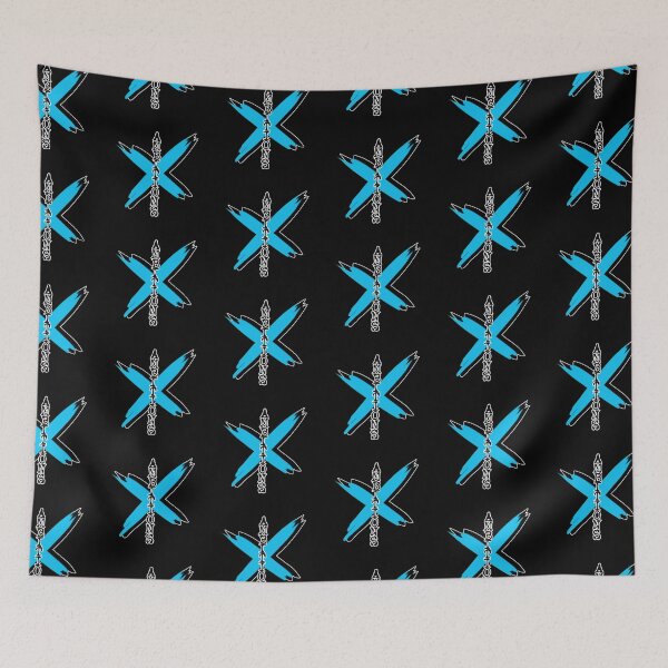 Item preview, Blue Ambitions Shadow Outlined designed and sold by Nightlea.