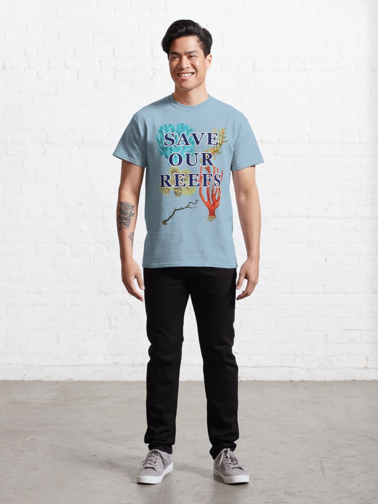 Thumbnail 3 of 7, Classic T-Shirt, Save Our Reefs designed and sold by KeysTreasures.