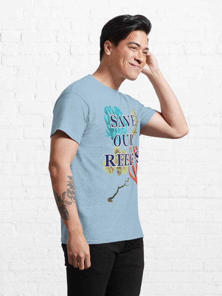 Thumbnail 5 of 7, Classic T-Shirt, Save Our Reefs designed and sold by KeysTreasures.