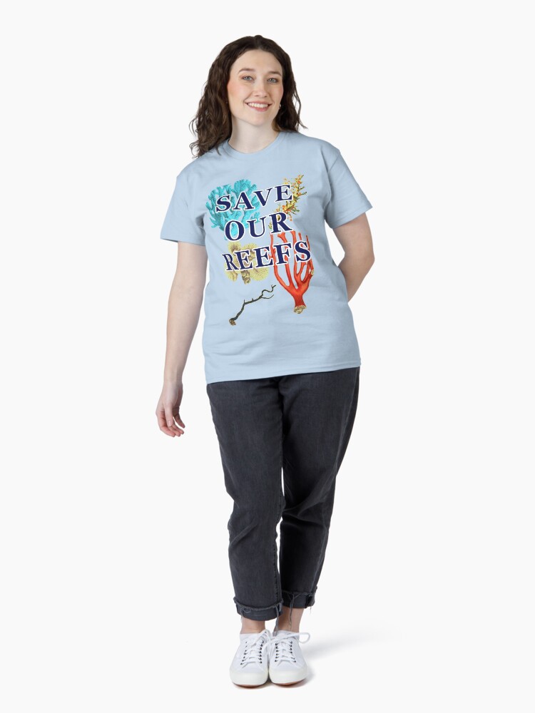 Thumbnail 4 of 7, Classic T-Shirt, Save Our Reefs designed and sold by KeysTreasures.